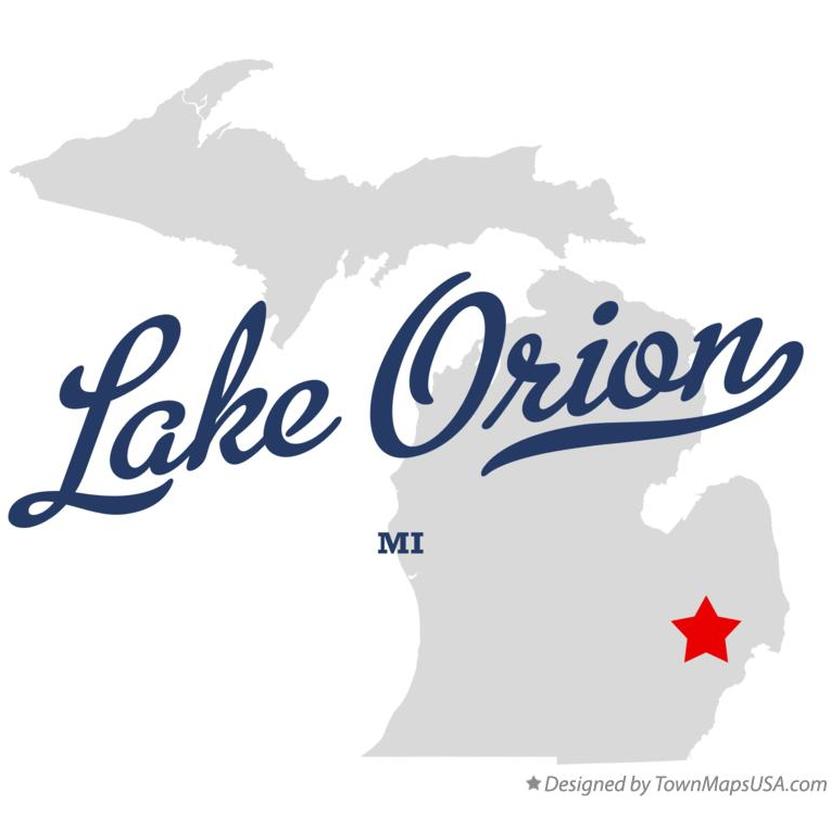 Lake Orion location on map